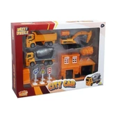 PARAPLY 4337 Şehir Araçları Oyun Seti Kız Erkek Çocuk Oyuncak Eğitici Oyuncaklar thumbnail 1