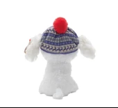 PARAPLY Ty Beanie Boos Bereli Beyaz Peluş Köpek Sleighbell 18cm Kız Erkek Çocuk Oyuncak Eğitici Oyuncaklar thumbnail 3