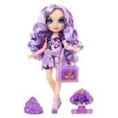 PARAPLY Rainbow High Violet Parlak Slime ve Evcil Hayvan Serisi Bebeği Kız Erkek Çocuk Oyuncak Eğitici Oyunc - 2