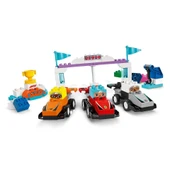 PARAPLY LEGO DUPLO Kasabası F1 Takımı Yarış Arabaları ve Sürücüler 10445 Kız Erkek Çocuk Oyuncak Eğitici Oyu thumbnail 1