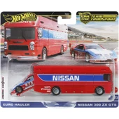 PARAPLY Hot Wheels Premium Team Transport Euro Hauler & 94 Nissan 300 ZX GTS HRV44 Kız Erkek Çocuk Oyuncak E thumbnail 2
