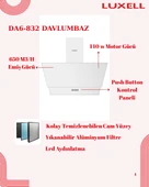 Luxell 88 Lt Plus Beyaz Cam Ankastre Set - 3