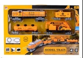 PARAPLY Sesli ve Işıklı Pilli Tren Seti Kız Erkek Çocuk Oyuncak Eğitici Oyuncaklar - 1