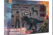 PARAPLY Erkek Figürlü Dinozorlu ve Aksesuarlı Oyun Seti Kız Erkek Çocuk Oyuncak Eğitici Oyuncaklar thumbnail 2