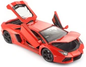 PARAPLY Bburago 1:18 Lamborghini Aventador LP700-4 Turuncu Model Araba Kız Erkek Çocuk Oyuncak Eğitici Oyunc - 2