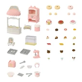 PARAPLY 5807 Sylvanian Families Kasaba Pasta Dükkanı Oyun Seti +3 yaş Kız Erkek Çocuk Oyuncak Eğitici Oyunca thumbnail 3