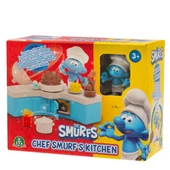 PARAPLY PUF18100 Şirinler Aşçı Şirin Oyun Seti Kız Erkek Çocuk Oyuncak Eğitici Oyuncaklar thumbnail 1