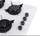 Luxell Beyaz Cam Ankastre Ocak (OC88) - 4