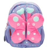 PARAPLY Peluş Kelebekli Mor Anaokulu Çantası Kız Erkek Çocuk Oyuncak Eğitici Oyuncaklar thumbnail 1