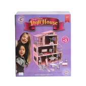 PARAPLY CCY00696 MEMO AHŞAP BEBEK EVİ NO 2 Kız Erkek Çocuk Oyuncak Eğitici Oyuncaklar - 1