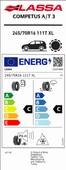245/70R16 111T XL COMPUTES A/T/3 LASSA - 4