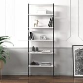 Hero 5 Raflı Modern Kitaplık - 180 cm - 2