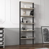 Hero 5 Raflı Modern Kitaplık - 180 cm - 1