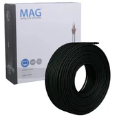 Mag Rg6/U6 Bakır Cu/Cu 80 Tel Siyah Anten Kablosu (100 Metre) thumbnail 4