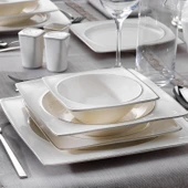 Schafer Glamor Pure 60 Parça 12 Kişilik Yemek Takımı Platin - 2
