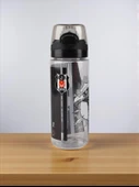 Beşiktaş Taraftar Şeffaf Kartal Figürlü 500 Ml Pipetli Suluk Matara - 1