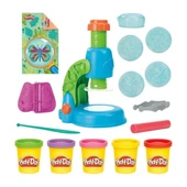 ZeycanHome G0494 Play-Doh Işıklı Mikroskop Oyun Seti +3 yaş Kız Erkek Çocuk Oyuncak Eğitici Oyuncaklar thumbnail 2