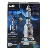 ZeycanHome JK8501 Jaki Uzay Roketi Blok Seti -Vagon life Kız Erkek Çocuk Oyuncak Eğitici Oyuncaklar thumbnail 1