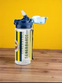 Fenerbahçe Taraftar Şeffaf Çizgili 500 Ml Pipetli Suluk Matara - 3