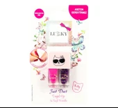 ZeycanHome Lukky Soyulabilir Oje - 2 li Pembe Mor Kız Erkek Çocuk Oyuncak Eğitici Oyuncaklar thumbnail 1