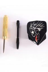 Delta 18 Gr. Dart Oku (3’lü Set) - Çelik Uç + Pirinç Gövde + Renkli Kanat - Dart Oku Seti - 3