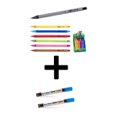 1.3 mm Uçlu Kalem ve 1.3 mm Ucu 2 Adet Mikro Mp-620 Versatil Kalem Seti - 1