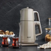 Schafer Teaform Plus Paslanmaz Çay Makinesi-Bej - 1