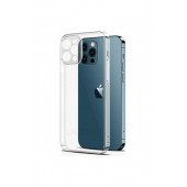 iPhone 13 Pro Kamera Korumalı Şeffaf Silikon Kılıf - 1