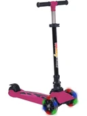 ZeycanHome LSC5-I LEDDY 2+ SCOOTER IŞIKLI PEMBE 50KG Kız Erkek Çocuk Oyuncak Eğitici Oyuncaklar - 1