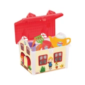 ZeycanHome 03021 Candy & Ken Ev Çay Set ,Dede Kız Erkek Çocuk Oyuncak Eğitici Oyuncaklar - 3