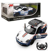 ZeycanHome 10131 SUN-RAS-RC ARABA 1/14 PORSCHE 911 DAKAR PERFORMANCE FF 2 4GHZ Kız Erkek Çocuk Oyuncak Eğitici - 3