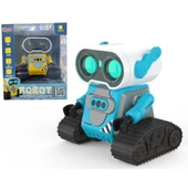 ZeycanHome S-023 4568 MAVİ-SARI UK FF ŞARJLI 2 4G ROBOT ARABA Kız Erkek Çocuk Oyuncak Eğitici Oyuncaklar - 1