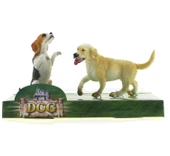 ZeycanHome Beagle ve Labrador Retrieve Model Hayvan Köpek Kız Erkek Çocuk Oyuncak Eğitici Oyuncaklar thumbnail 1