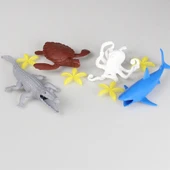 ZeycanHome 720 Toy Play 6 Parça Deniz Canlıları Figür Seti 10-20cm - 1adet stokta olan gönderilir Kız Erkek Çoc thumbnail 2