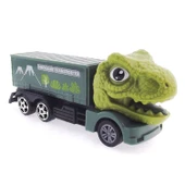 ZeycanHome Sürtmeli T-Rex Kafalı Mini Konteynır Tır Kız Erkek Çocuk Oyuncak Eğitici Oyuncaklar thumbnail 1