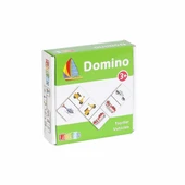 ZeycanHome EDU-3011 Taşıtlar Domino -Chiva Kız Erkek Çocuk Oyuncak Eğitici Oyuncaklar thumbnail 1