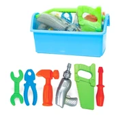 ZeycanHome Dede Teknik Tamir Çantası Kız Erkek Çocuk Oyuncak Eğitici Oyuncaklar thumbnail 3