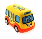 ZeycanHome Çek Bırak Mini Sevimli Sarı Otobüs Kız Erkek Çocuk Oyuncak Eğitici Oyuncaklar thumbnail 1