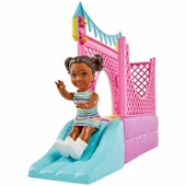 ZeycanHome Barbie Bebek Bakıcısı Skipper Oyun Evi Seti HHB67 Kız Erkek Çocuk Oyuncak Eğitici Oyuncaklar thumbnail 3