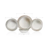 Schafer Lunar 24 Parça 6 Kişilik Yemek Takımı Kahverengi - 2