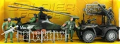 ZeycanHome Atv ve Helikopterli Askeri Oyun Seti Kız Erkek Çocuk Oyuncak Eğitici Oyuncaklar thumbnail 1