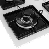 Beko BOCD K 6510 EWB Wok Gözlü Beyaz Cam Ankastre Ocak - 5