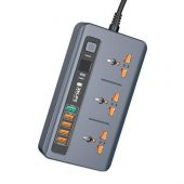 Relife Rl-316D Akıllı Priz Akım Korumalı 5 Usb 5V-3.4A Qc 3.0 - 1
