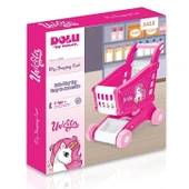 ZeycanHome Dolu Unicorn Market Arabası Kız Erkek Çocuk Oyuncak Eğitici Oyuncaklar thumbnail 2