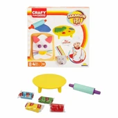 ZeycanHome Crafy Hamur İşi Oyun Hamuru Seti 200 g 6 Parça Kız Erkek Çocuk Oyuncak Eğitici Oyuncaklar - 1