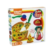 ZeycanHome Fun Dough Çılgın Pizza Oyun Hamuru Seti 200 gr Kız Erkek Çocuk Oyuncak Eğitici Oyuncaklar - 1