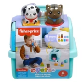ZeycanHome HTW93 Fisher-Price Hayvan Dostlarımın Çantası Kız Erkek Çocuk Oyuncak Eğitici Oyuncaklar thumbnail 1