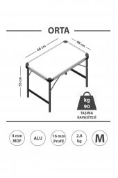 KATLANIR MASA PORTATİF ORTA BOY - 4