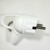 Makel Topraklı Kulplu Fiş Beyaz - 1