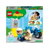 ZeycanHome 10967 Lego Duplo - Polis Motosikleti, 5 parça +2 yaş Kız Erkek Çocuk Oyuncak Eğitici Oyuncaklar thumbnail 3